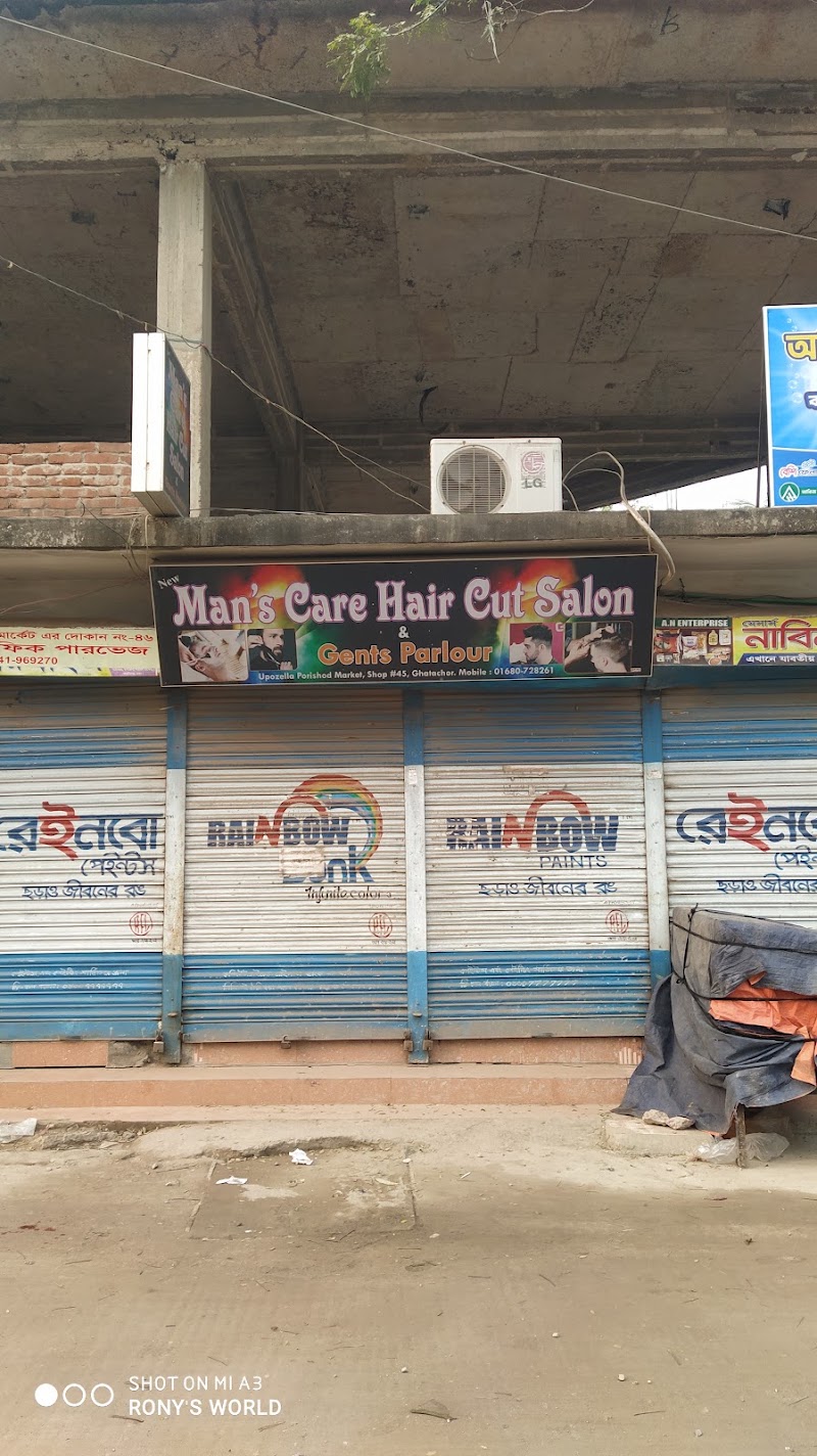 Man's care hair cut salon